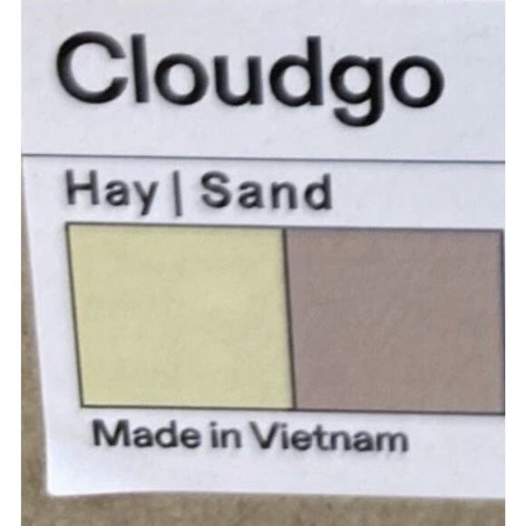 ON Cloud Cloudgo Sneaker Running Shoes Yellow White Womens 8.5 Fast Shipping - Picture 4 of 10